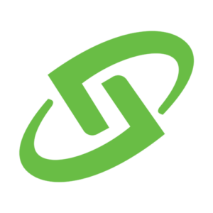 cropped-san-claire.design-logo-favicon.png A green icon, designed by San-Claire Design, features two interlocking shapes forming an oval, perfect as a logo or favicon.